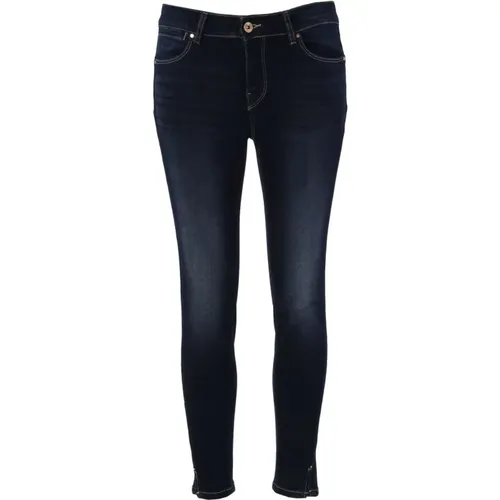 Cropped Shape Up Skinny Jeans , female, Sizes: W29 - Fracomina - Modalova