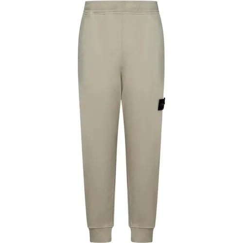 Elasticated Trousers with Ribbed Bottom , male, Sizes: M, S - Stone Island - Modalova