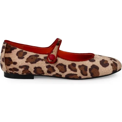 Gepunktete Flache Mary Jane Schuhe - Belle Vie - Modalova