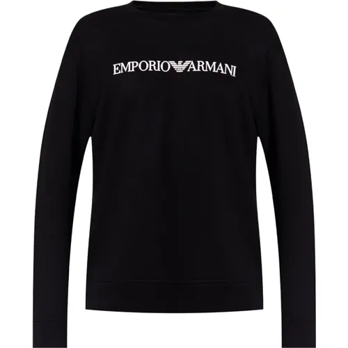 Sweatshirt mit Logo , Herren, Größe: L - Emporio Armani - Modalova