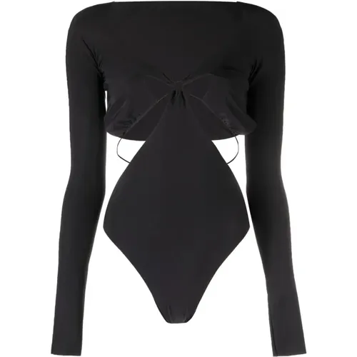 Deep Daphne Bodysuit , female, Sizes: ONE SIZE - Amazuin - Modalova