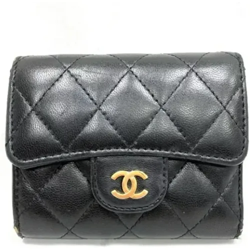 Pre-owned Leather wallets , female, Sizes: ONE SIZE - Chanel Vintage - Modalova