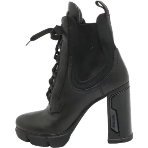 Pre-owned Leather boots , female, Sizes: 6 UK - Prada Vintage - Modalova