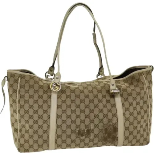 Pre-owned Canvas gucci-bags , female, Sizes: ONE SIZE - Gucci Vintage - Modalova