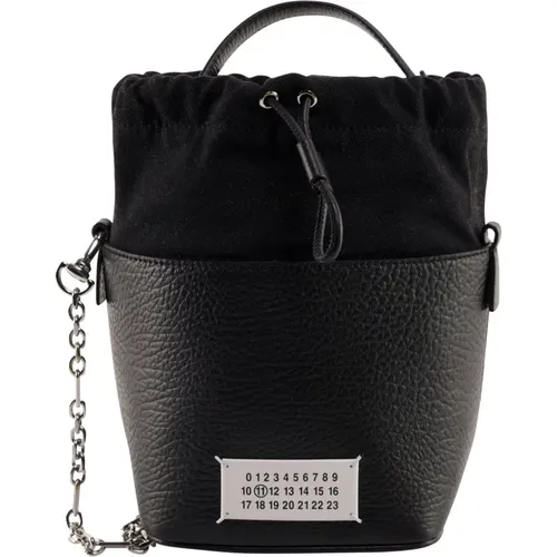 Elegante Leder Bucket Bag - Maison Margiela - Modalova