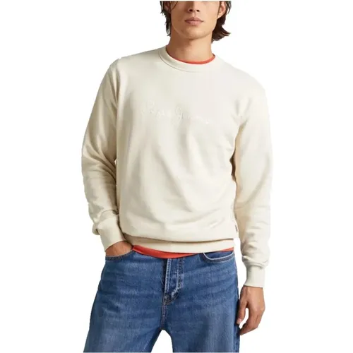 Soft Cotton Sweatshirt with Distinctive Logo , male, Sizes: 2XL, XL - Pepe Jeans - Modalova