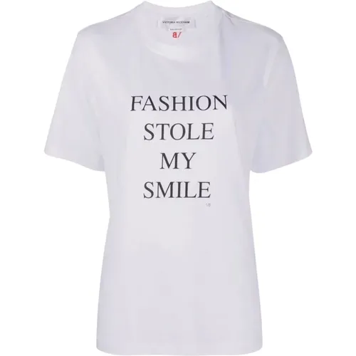 Slogan T-Shirt Victoria Beckham - Victoria Beckham - Modalova