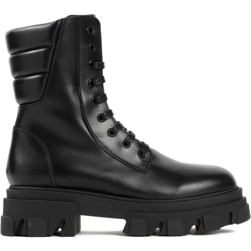 Ankle Boots Military-Inspired Design , female, Sizes: 3 UK - Gia Borghini - Modalova