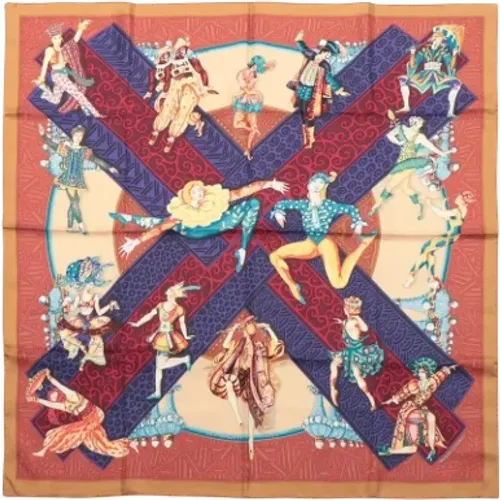 Pre-owned Silk scarves , female, Sizes: ONE SIZE - Hermès Vintage - Modalova