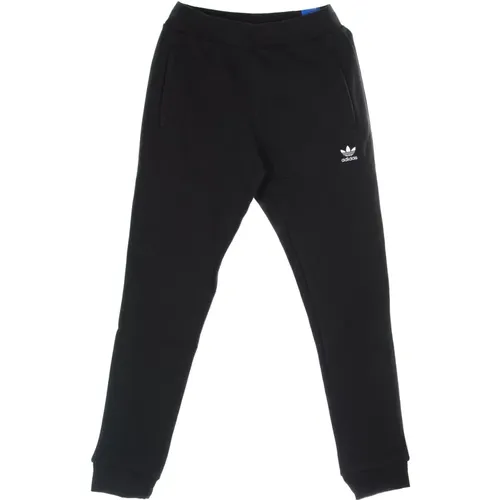 Schwarze Fleece-Trainingshose mit Logo , Herren, Größe: XS - Adidas - Modalova