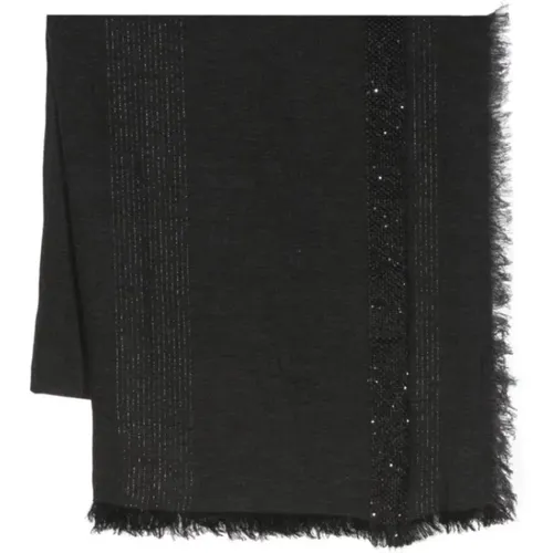 Woolen Scarf , female, Sizes: ONE SIZE - Fabiana Filippi - Modalova