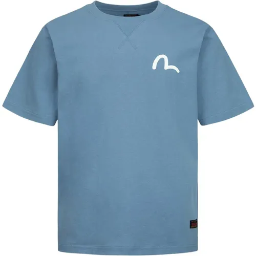 T-Shirt Short Sleeve , male, Sizes: XL - Evisu - Modalova