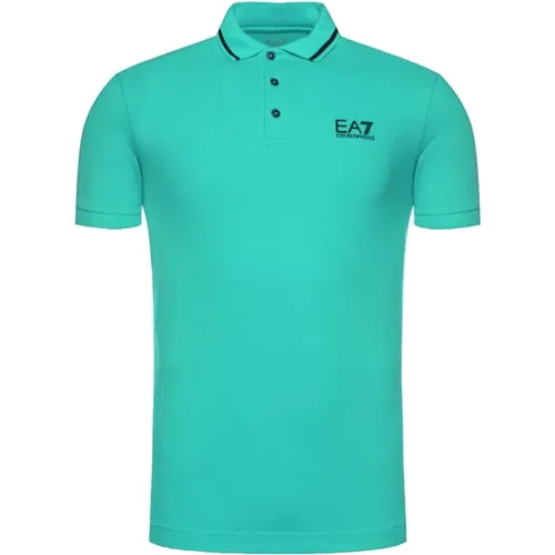 Stilvolle T-Shirts und Polos , Herren, Größe: L - Emporio Armani EA7 - Modalova