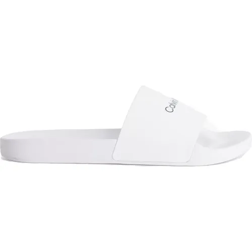 Rubber Flip Flops for Men , male, Sizes: 10 UK, 9 UK - Calvin Klein - Modalova