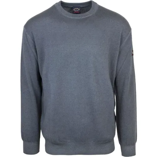 Essential Men's Crewneck Sweater , male, Sizes: 3XL - PAUL & SHARK - Modalova