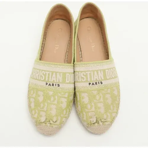 Pre-owned Canvas espadrilles , female, Sizes: 5 UK - Dior Vintage - Modalova