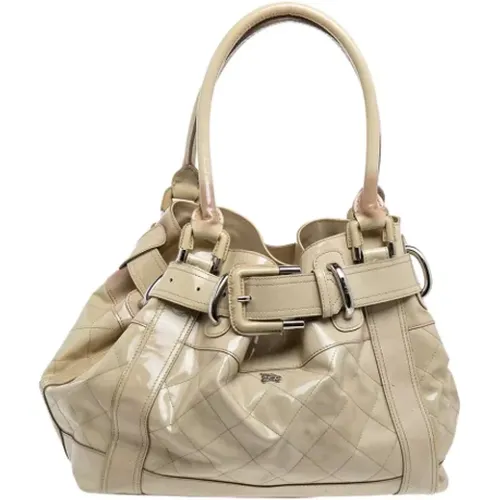 Pre-owned Leather totes , female, Sizes: ONE SIZE - Burberry Vintage - Modalova