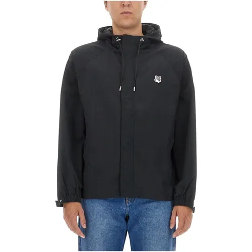 Jacke mit Logo für Männer , Herren, Größe: L - Maison Kitsuné - Modalova