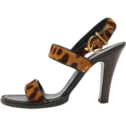 Pre-owned Fabric sandals , female, Sizes: 8 UK - Yves Saint Laurent Vintage - Modalova
