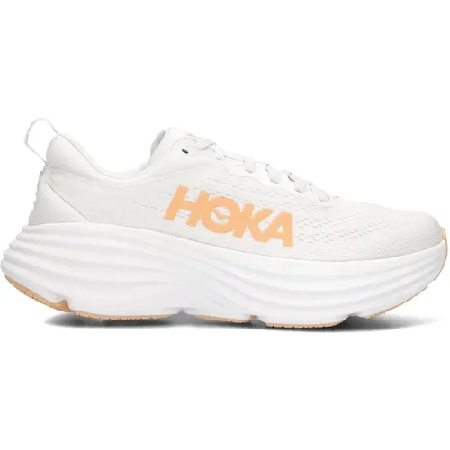 Weiße Mesh Bondi Damen Sneakers , Damen, Größe: 39 1/3 EU - Hoka One One - Modalova