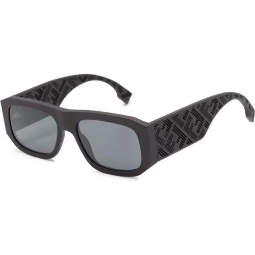 Fe40106I 02A Sunglasses , male, Sizes: 54 MM - Fendi - Modalova