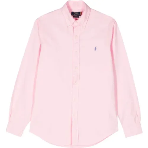 Custom Fit Oxford Hemd , Herren, Größe: XL - Ralph Lauren - Modalova