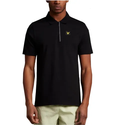 Casuals Polo Shirt with Zip Detail , male, Sizes: XL, S - Lyle & Scott - Modalova
