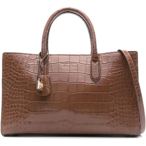 Braune Krokodilleder Handtasche - Michael Kors - Modalova