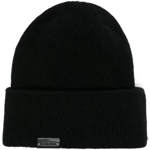 Patch docker beanie , male, Sizes: ONE SIZE - Calvin Klein - Modalova