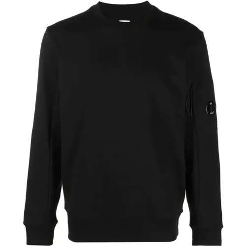 Schwarze Pullover für Männer , Herren, Größe: L - C.P. Company - Modalova