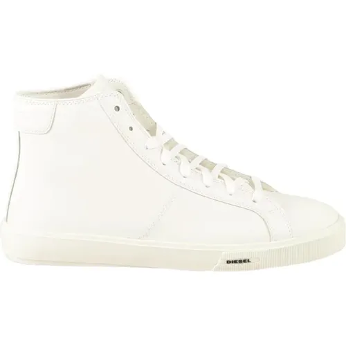 Leder Sneakers mit Gummisohle - Diesel - Modalova