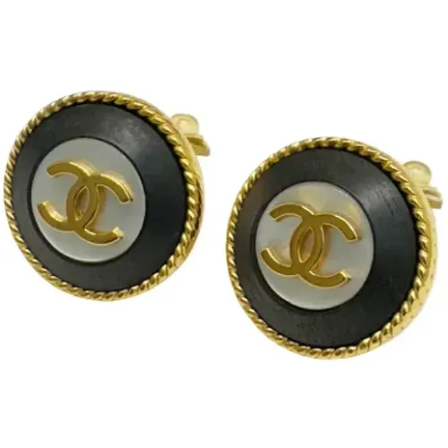 Pre-owned Metal earrings , female, Sizes: ONE SIZE - Chanel Vintage - Modalova