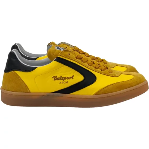 Olimpia Nylon Suede Sneakers , male, Sizes: 7 UK - Valsport 1920 - Modalova