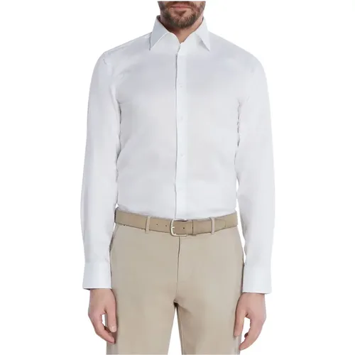 Klassisches Weißes Baumwollhemd,Weiße Slim Fit Baumwollhemd - Hugo Boss - Modalova