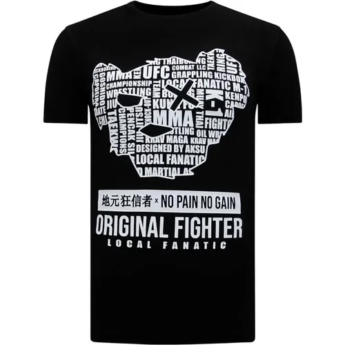MMA Original Fighter T-shirt Herren , Herren, Größe: L - Local Fanatic - Modalova