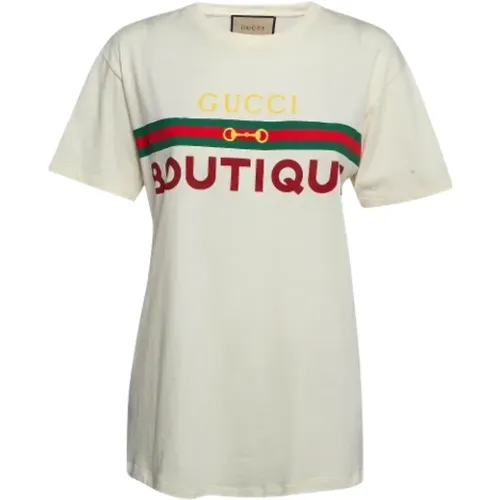 Pre-owned Cotton tops , female, Sizes: S - Gucci Vintage - Modalova