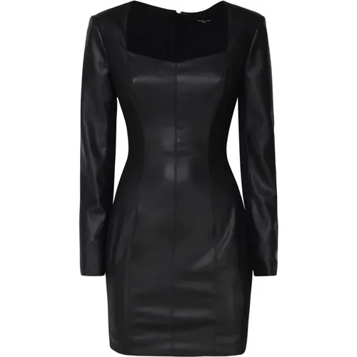 Shiny Mini Dress Long Sleeves , female, Sizes: XL - Guess - Modalova