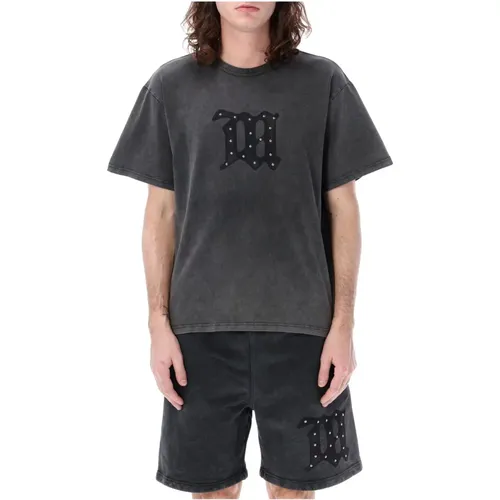 Signature T-Shirt in Washed , male, Sizes: M, L, XL - Misbhv - Modalova