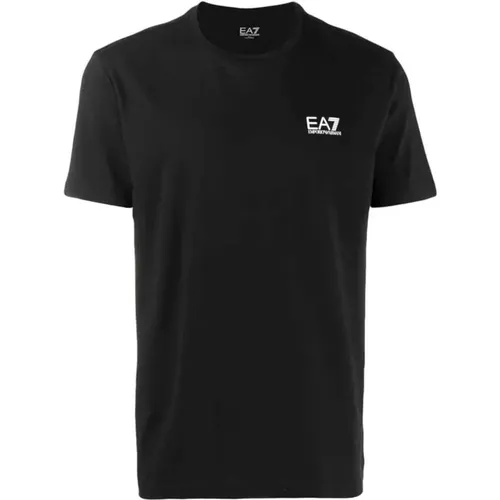 Klassisches Herren Logo T-Shirt , Herren, Größe: XS - Emporio Armani EA7 - Modalova