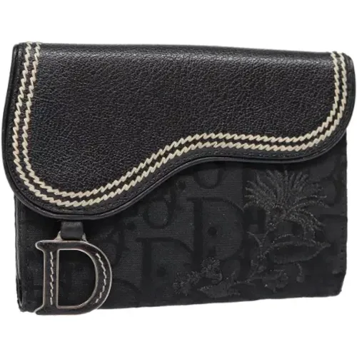 Pre-owned Canvas wallets , female, Sizes: ONE SIZE - Dior Vintage - Modalova