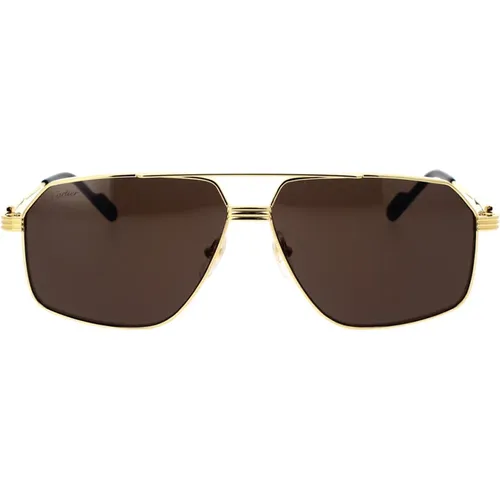 Sunglasses , male, Sizes: 61 MM - Cartier - Modalova