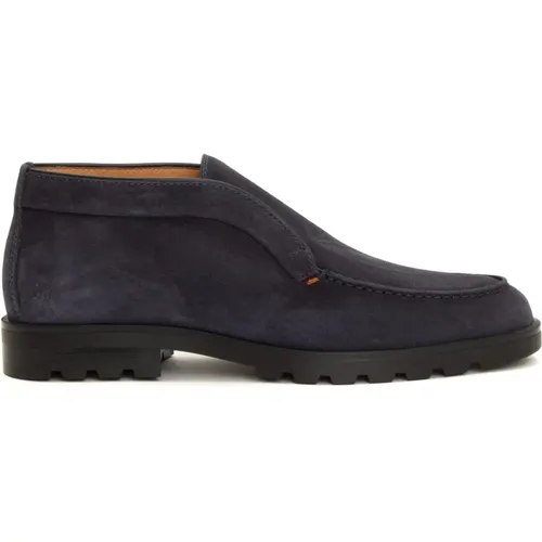 Slip-On Shoes Casual Formal , male, Sizes: 7 1/2 UK, 6 1/2 UK, 8 UK, 7 UK, 9 UK, 8 1/2 UK, 9 1/2 UK - Santoni - Modalova