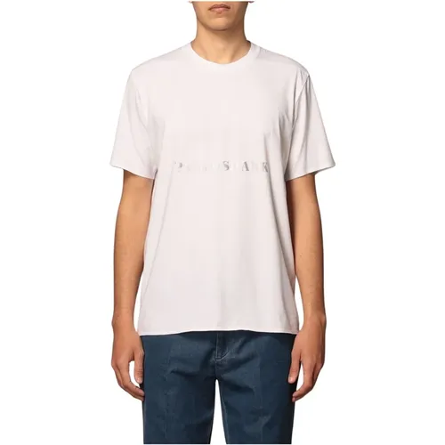 Men's Logo Cotton T-shirt Regular Fit , male, Sizes: XL - PAUL & SHARK - Modalova