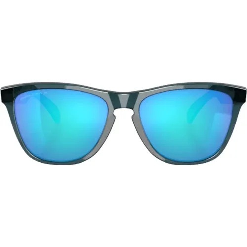 Polarized Sunglasses Frogskins Prizm Rectangular , male, Sizes: 55 MM - Oakley - Modalova