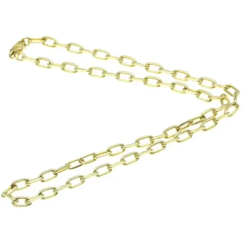 Pre-owned Gold necklaces , female, Sizes: ONE SIZE - Cartier Vintage - Modalova