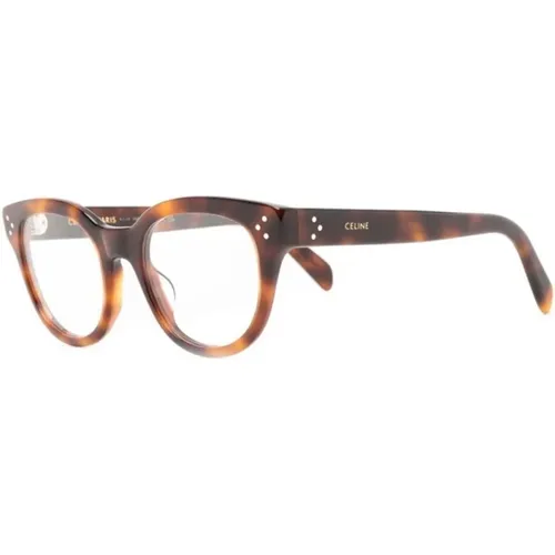 Braun/Havanna Optische Brille, vielseitig und stilvoll , Damen, Größe: 53 MM - Celine - Modalova