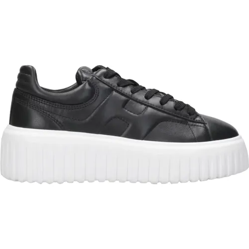 Schwarze Nappa Iconic Sneakers - Hogan - Modalova