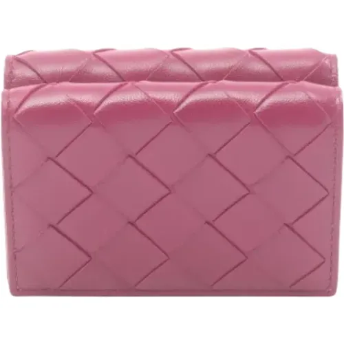 Pre-owned Leather wallets , female, Sizes: ONE SIZE - Bottega Veneta Vintage - Modalova