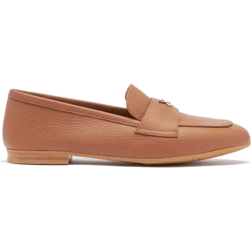 Sattelbrauner Loafer , Damen, Größe: 39 1/2 EU - Casadei - Modalova