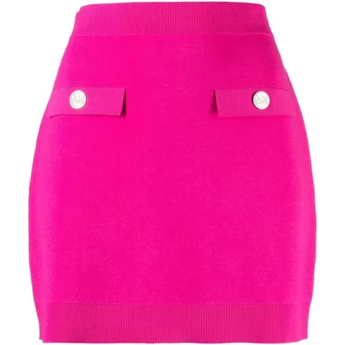 Eco Mini Skirt with Pocket , female, Sizes: S - Michael Kors - Modalova